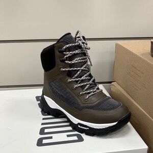 Cougar Black and Brown Rain Boots